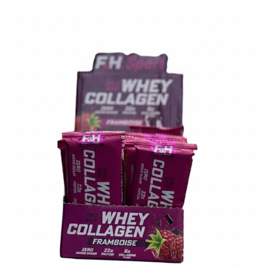 Pro Bar Whey collagen – 20 Unités