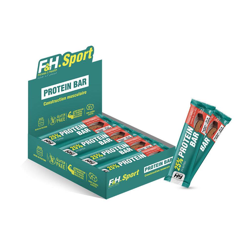 Protein Bars 25% protein – 20 Unités